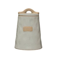 Hello Honey® 9" White Stoneware Pet Treat Canister with Lid