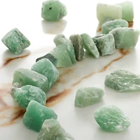 Green Dyed Aventurine Nugget Beads by Bead Landing™