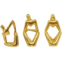 CosmoLiving by Cosmopolitan Porcelain Sitting Thinker People Sculpture Set