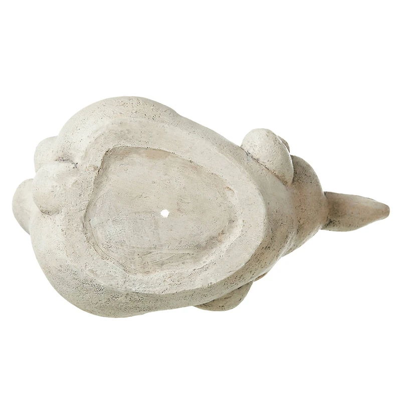 Glitzhome® 14.25" Rabbit Statue Planter