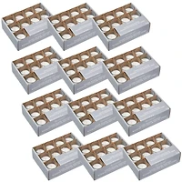 12 Packs: 12 ct. (144 total) White Glass Votive Candles Pack by Ashland® Basic Elements™