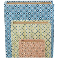 Floral Canvas Faux Book Box Set