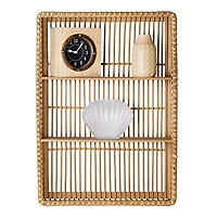 American Art Decor Bay Breeze Bamboo Shelf - 19.7" x 27.6"