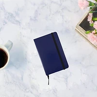 JAM Paper Small Hardcover Notebook with Elastic Band