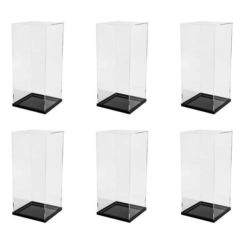 6 Pack: 12" Clear Acrylic Doll Display Case by Studio Décor®