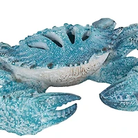 10" Polystone Crab Textured Decorative Sculpture