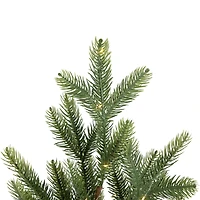 20" Pre-Lit Artificial Pine Christmas Tree with Basket, Warm White LED Lights