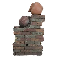 Design Toscano Villa La Piccolina Cascading Urns Illuminated Garden Fountain