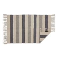 DII® Gray Combo Stripe Hand-Loomed Rug, 2ft. x 3ft.