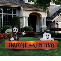 8ft. Inflatable Happy Haunting Banner
