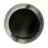 Hello Honey® 3.25" Gray Marble & Mango Wood Pinch Pot with Lid