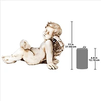 Design Toscano 11" Pause for Repose Garden Angel Statue