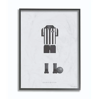 Stupell Industries Garrincha Fashion Design Black Framed Wall Art