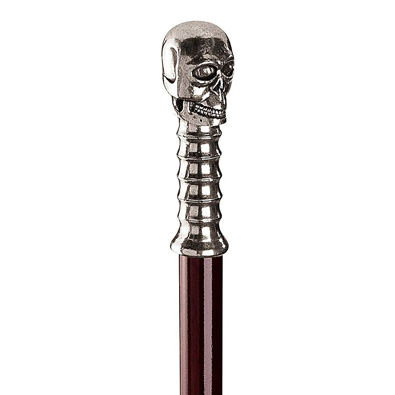 Design Toscano 3ft. The Padrone Collection Alas Poor Yorick Pewter Walking Stick