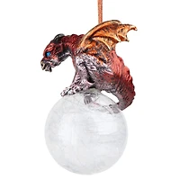 Design Toscano The Pensive Percher Dragon 2018 Collectible Holiday Ornament
