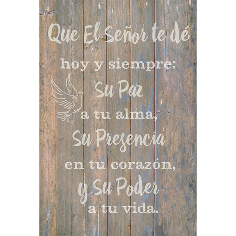 Que El Senor Te Dé Hoy: May the Lord Plaque with Easel