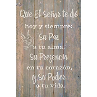 Que El Senor Te Dé Hoy: May the Lord Plaque with Easel