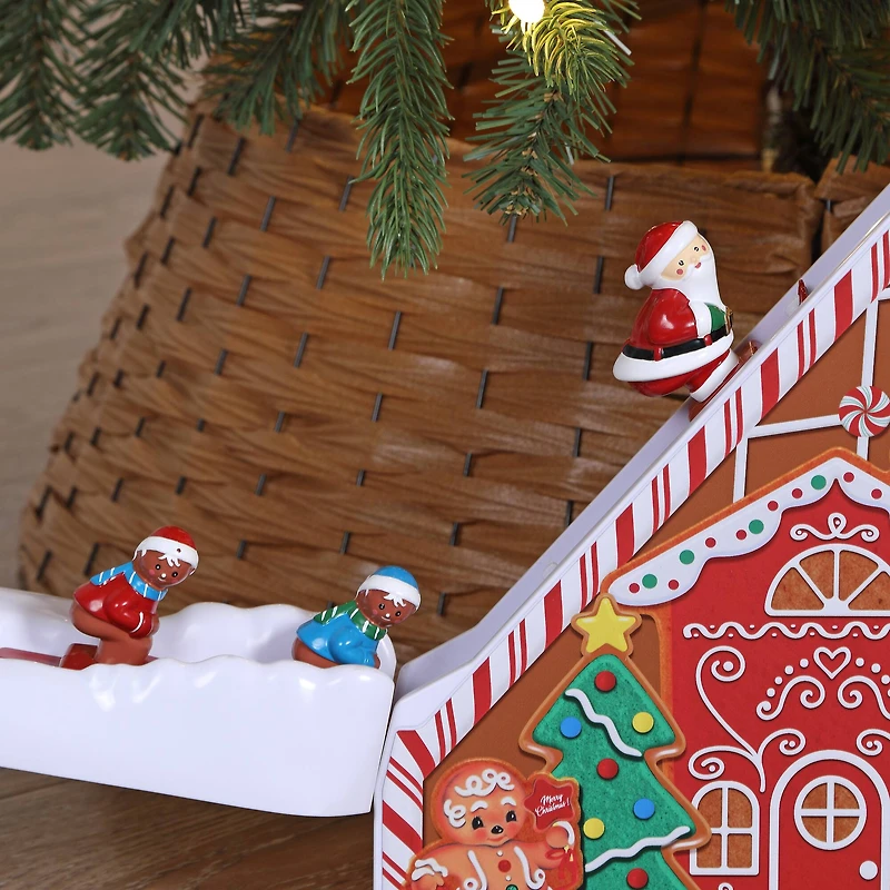 Mr. Christmas 47" Animated & Musical Gingerbread Ski Slope