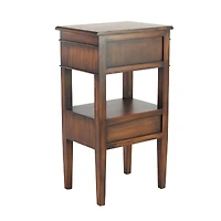 29" Pine Traditional Accent Table