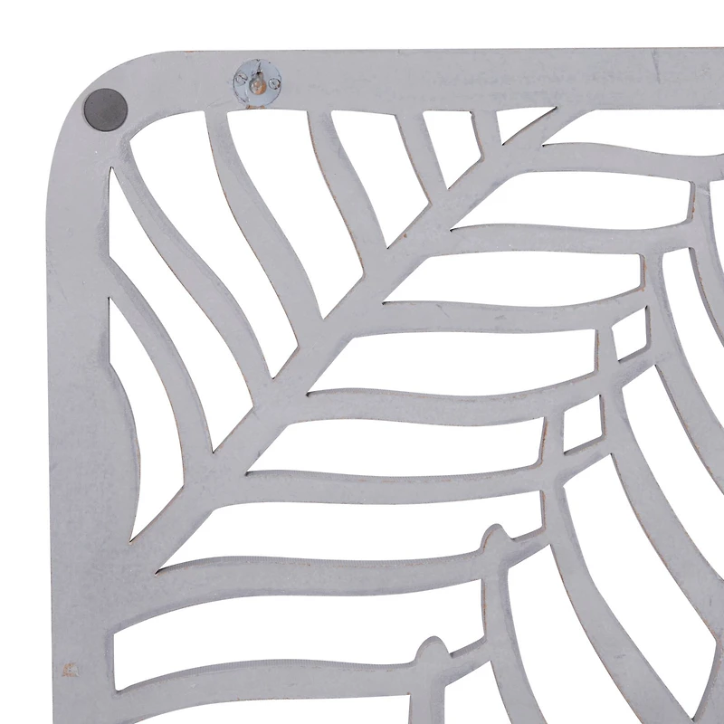 24" Gray Wood Eclectic Abstract Wall Décor Set