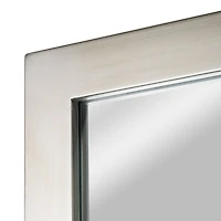 Head West Brushed Nickel Full Size Free Standing Easel Dressing Mirror - 18" x 64"
