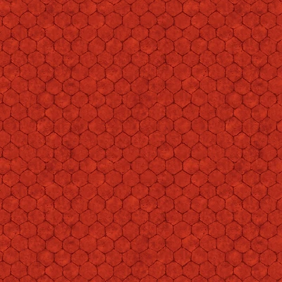 Springs Creative Crown Roost Red Chicken Wire Cotton Fabric
