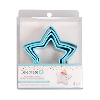 Stars Stainless Steel Nested Cookie Cutter Set by Celebrate It®
