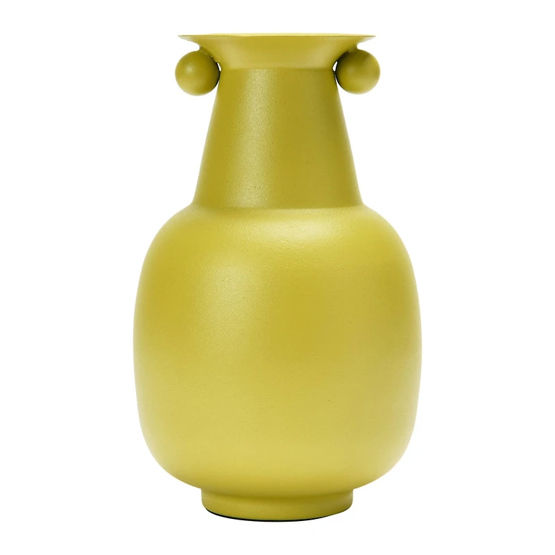 Hello Honey® 8'' Textured Metal Vase with Orbs