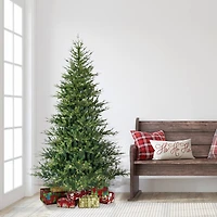 6.5ft. Pre-Lit Alberta Artificial Spruce Christmas Tree, White Lights