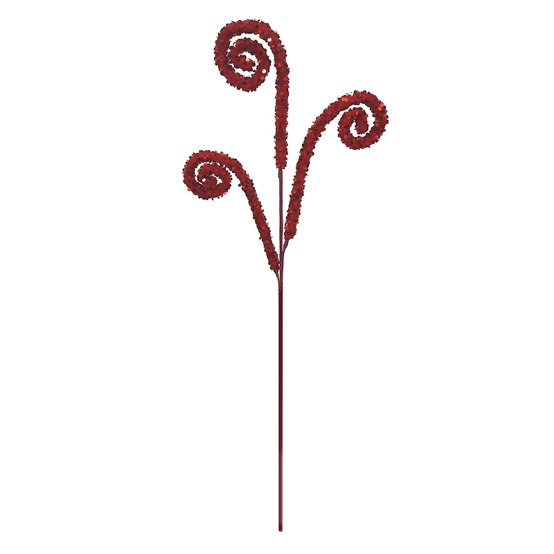 28" Sequin Curls Stem by Ashland
