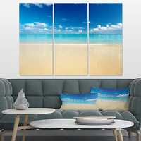 Designart - Sand of Beach in Calm Caribbean Shore