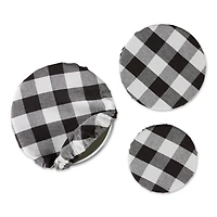 DII® Assorted Buffalo Check Woven Dish Cover Set