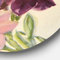 Designart - Retro Light and Dark Pink Gladiolus