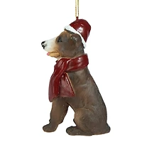 3.5" Pitbull Holiday Dog Ornament