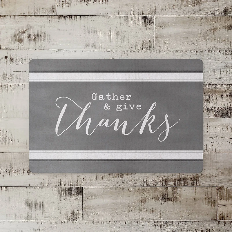 Gather & Give Thanks Floor Mat