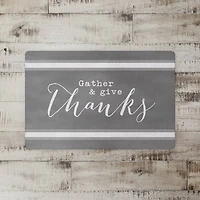 Gather & Give Thanks Floor Mat