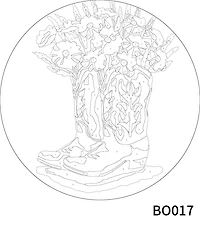 8" Boots Paint-by-Number Plywood Surface Kit by Artist's Loft®