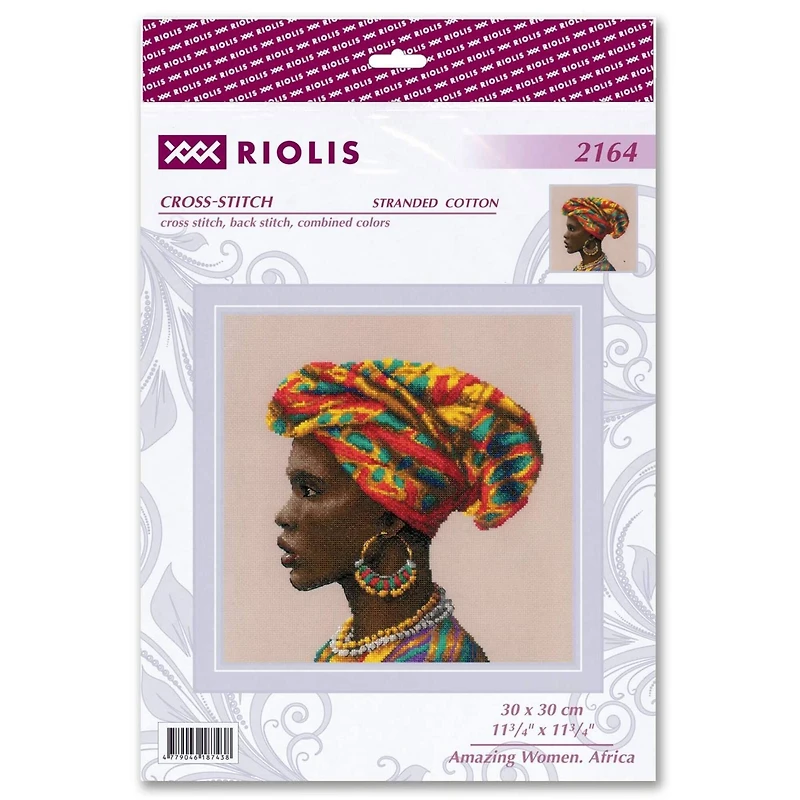 RIOLIS Amazing Africa Women Counted Cross Stitch Kit