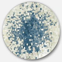 Designart - Geometric Blue Spots