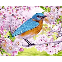 Crafting Spark Blooming Flowers Painting by Numbers Kit