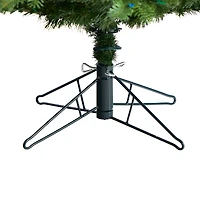 7.5ft. Pre-Lit Montana Mountain Fir Artificial Christmas Tree, Multicolor LED Lights