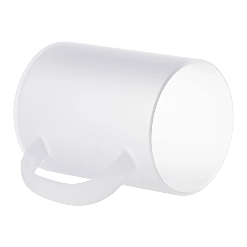 Craft Express 15oz. Frosted White Glass Mug, 4ct.