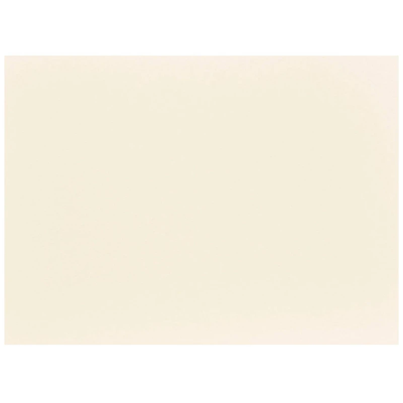 JAM Paper 5" x 7" Ivory Blank Flat Note Cards
