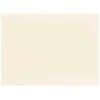 JAM Paper 5" x 7" Ivory Blank Flat Note Cards