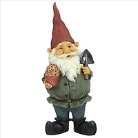 Design Toscano 17" Dagobert with Gifts Garden Gnome Statue