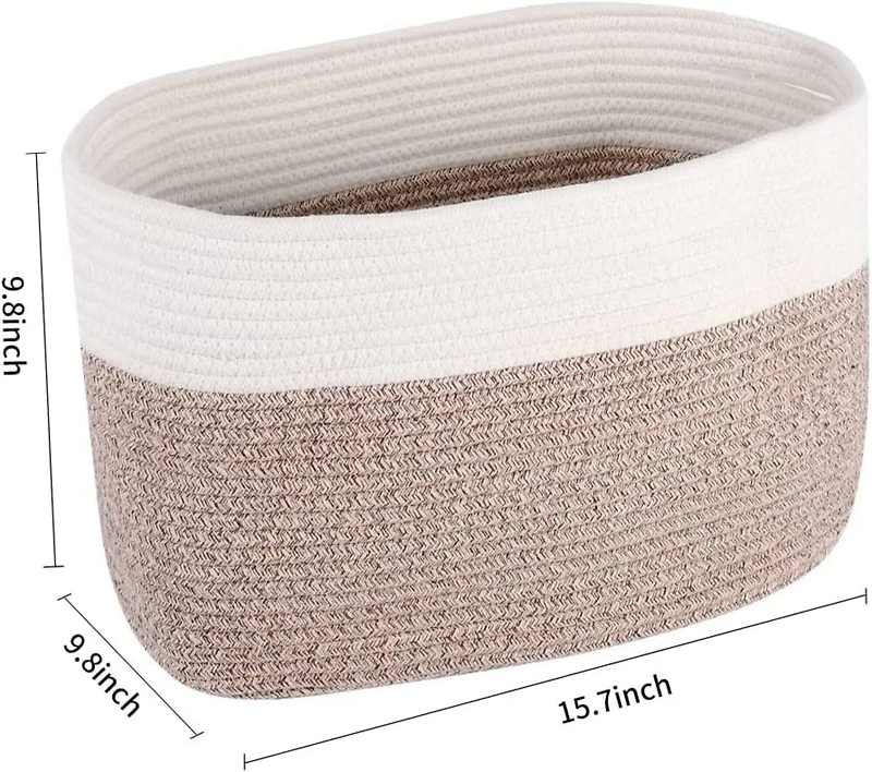 NEX™ Cotton Rope Storage Baskets, 3ct.