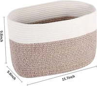 NEX™ Cotton Rope Storage Baskets, 3ct.