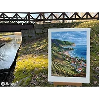 Merejka Coastline View Counted Cross Stitch Kit