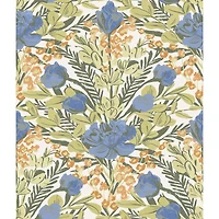 NuWallpaper By Dylan M Moody June Blooms Peel & Stick Wallpaper