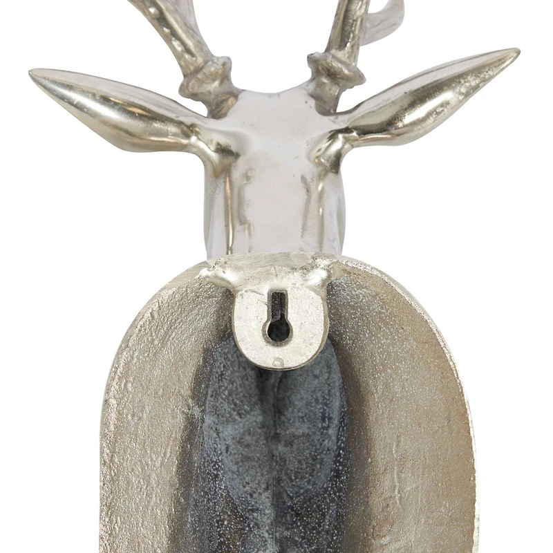 Silver Deer Aluminum Eclectic Wall Decor